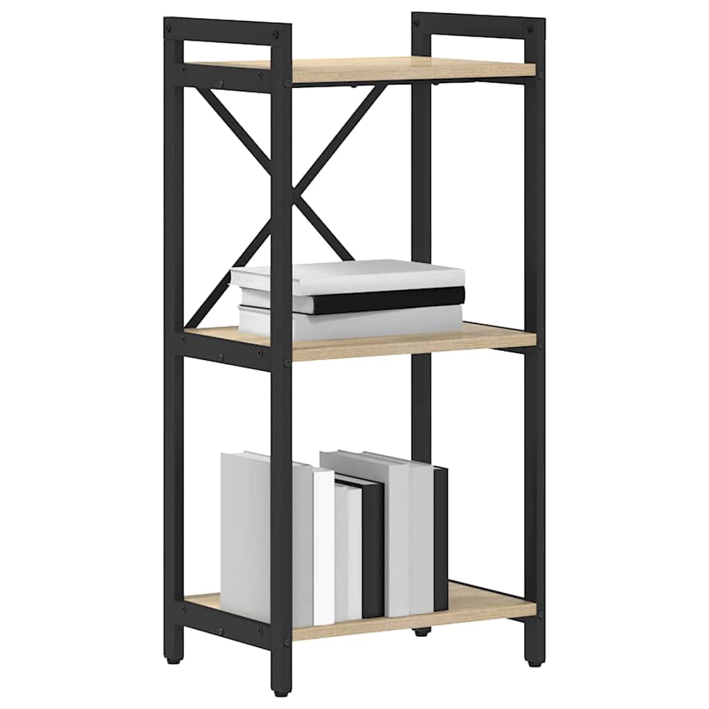 vidaXL Βιβλιοθήκη Sonoma Δρυς 40 x 30 x 83 εκ Επεξεργασμένο ξύλο