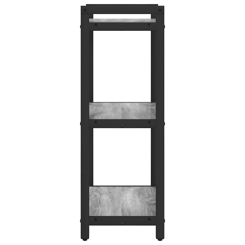 vidaXL Βιβλιοθήκη Γκρι sonoma 40 x 30 x 83 εκ Επεξεργασμένο ξύλο