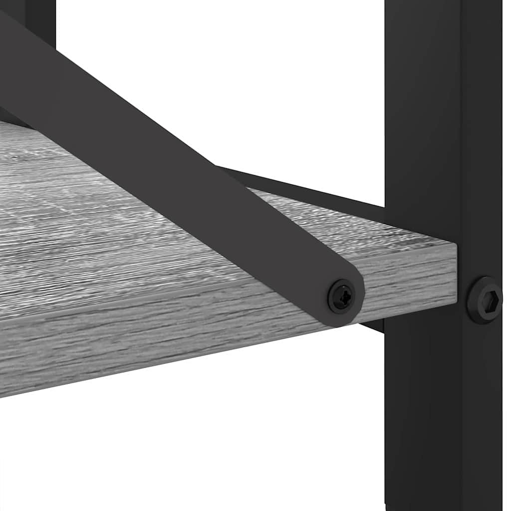 vidaXL Βιβλιοθήκη Γκρι sonoma 40 x 30 x 48.5 εκ Επεξεργασμένο ξύλο