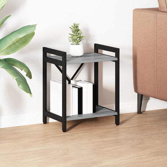 vidaXL Βιβλιοθήκη Γκρι sonoma 40 x 30 x 48.5 εκ Επεξεργασμένο ξύλο