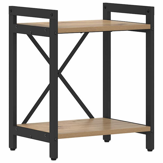 vidaXL Βιβλιοθήκη artisan δρυς 40 x 30 x 48.5 εκ Επεξεργασμένο ξύλο