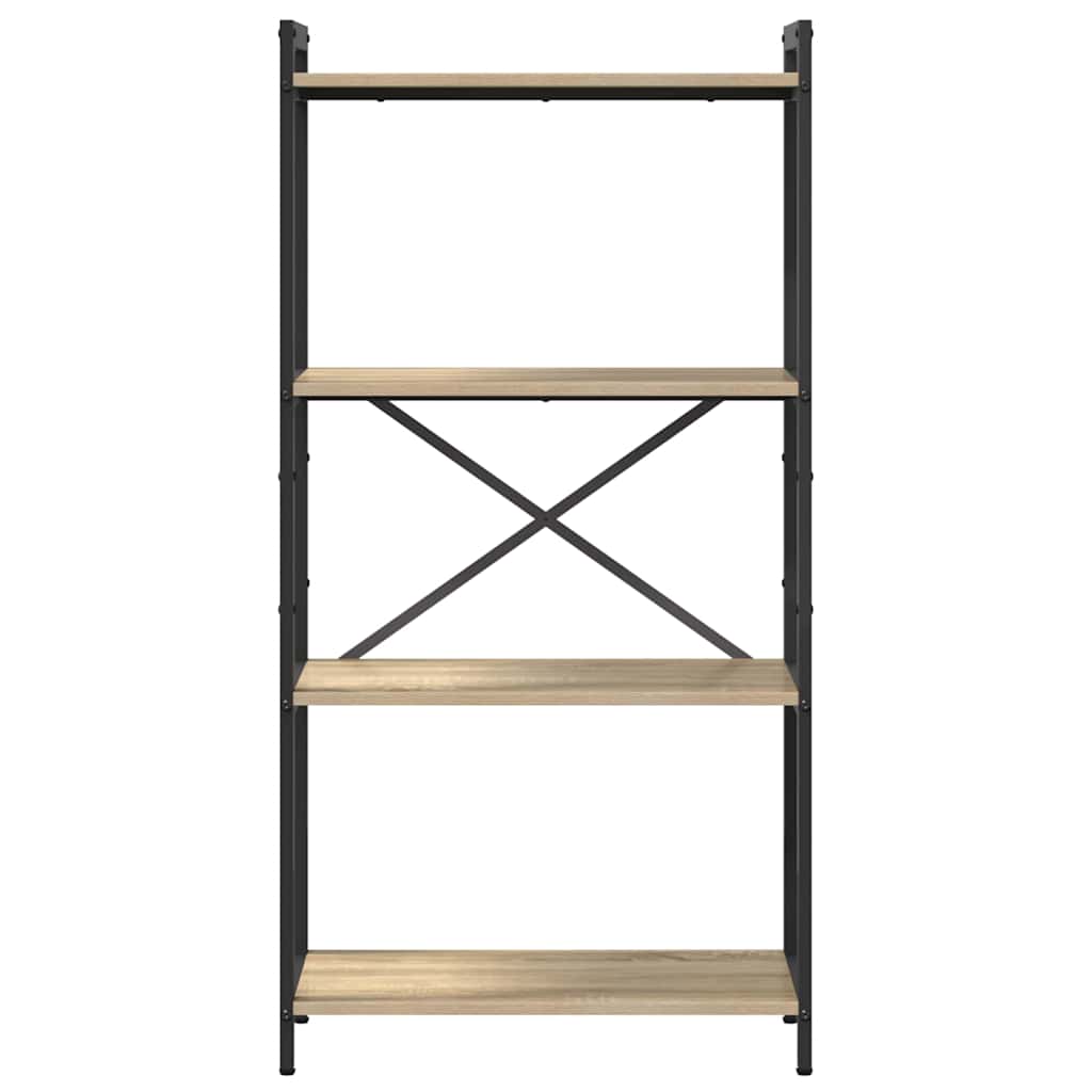 vidaXL Βιβλιοθήκη Sonoma Δρυς 60 x 30 x 118 εκ Επεξεργασμένο ξύλο