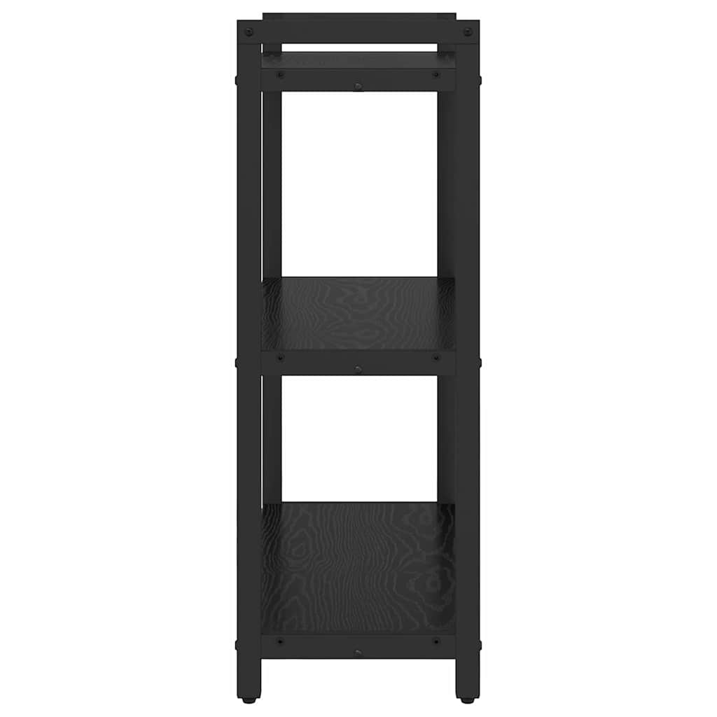 vidaXL Βιβλιοθήκη Μαύρη δρυς 60 x 30 x 83 εκ Επεξεργασμένο ξύλο