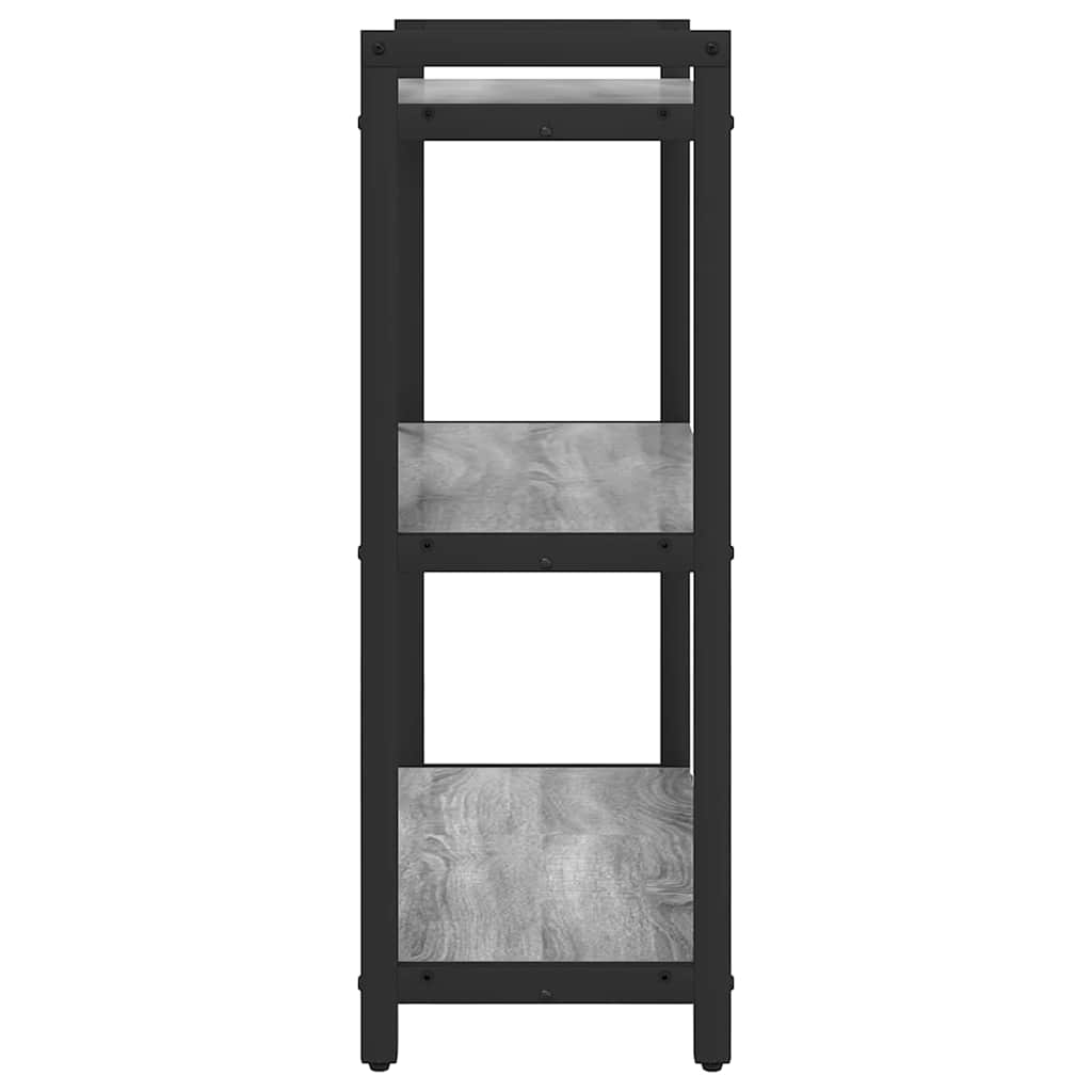 vidaXL Βιβλιοθήκη Γκρι sonoma 60 x 30 x 83 εκ Επεξεργασμένο ξύλο