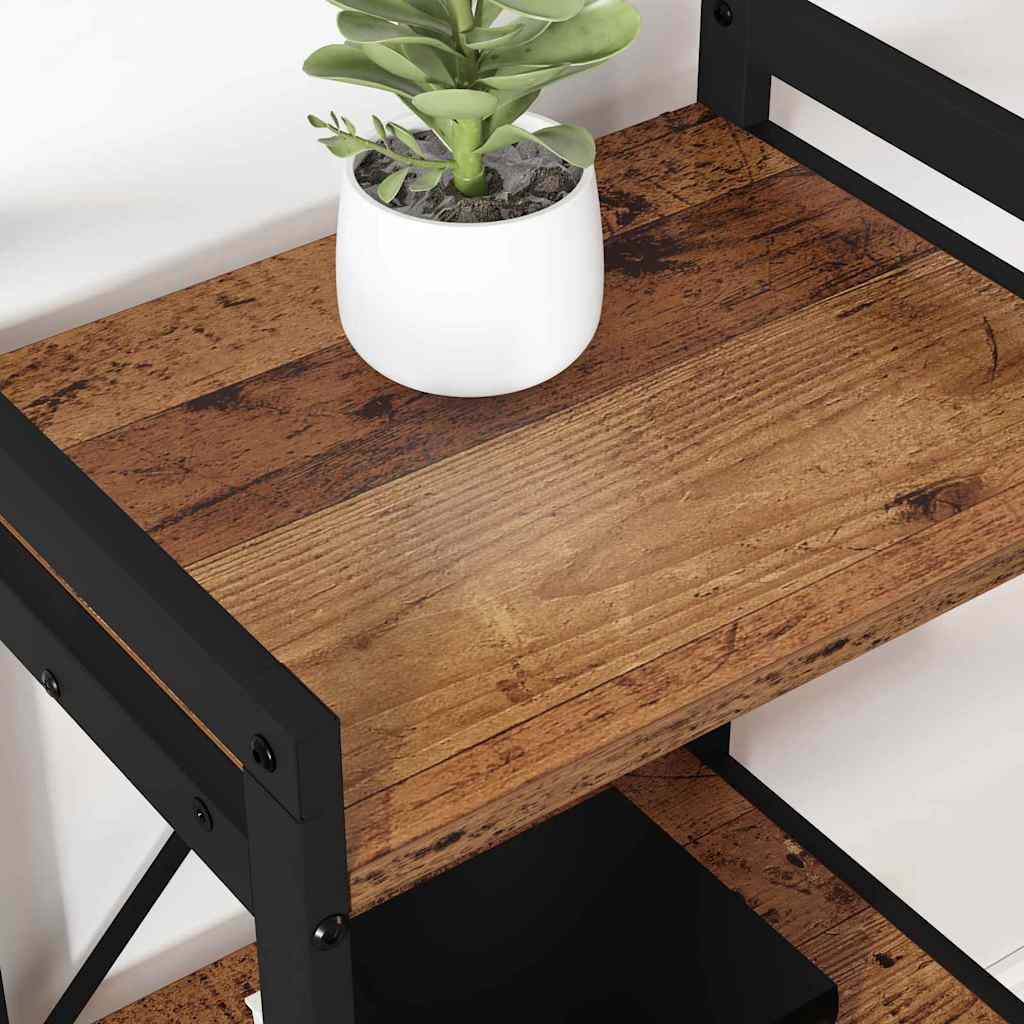 vidaXL Βιβλιοθήκη Παλαιό ξύλο 60 x 30 x 83 εκ Επεξεργασμένο ξύλο