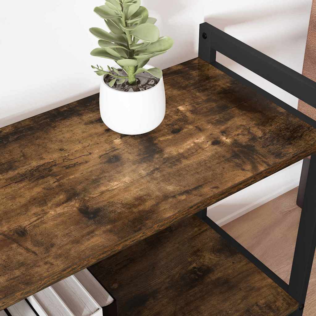 vidaXL Ράφι Βιβλίων Καπνιστό Δρύς 60 x 30 x 50 εκ. Επεξεργασμένο ξύλο