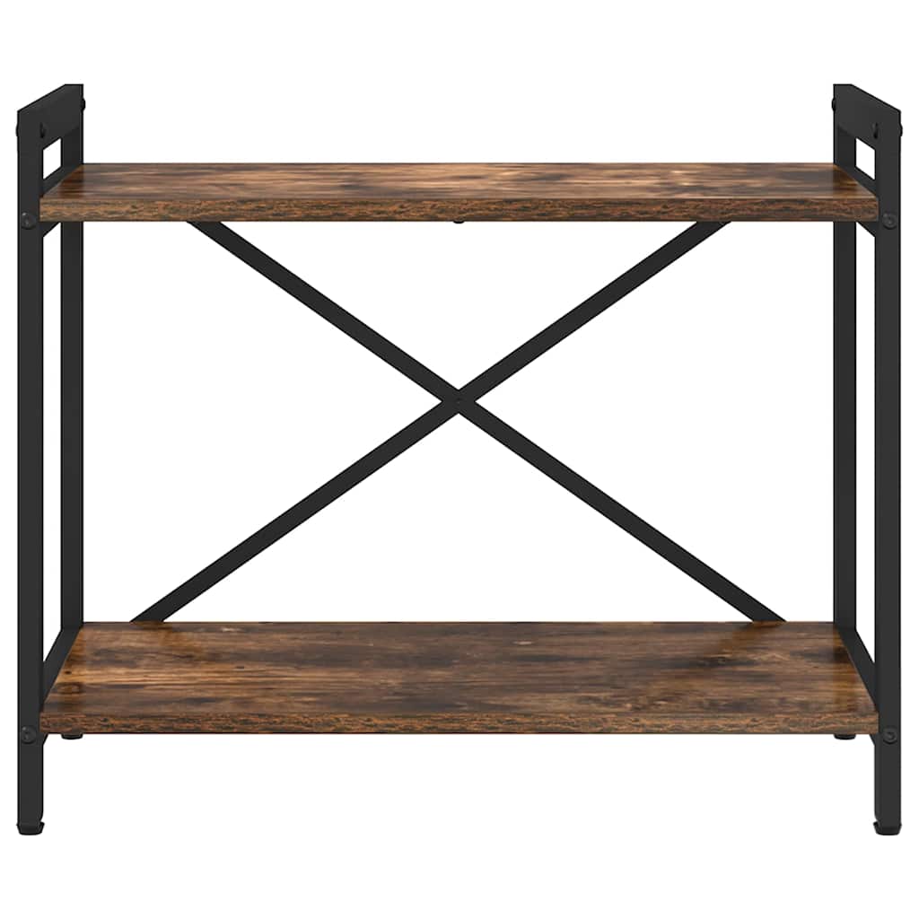 vidaXL Ράφι Βιβλίων Καπνιστό Δρύς 60 x 30 x 50 εκ. Επεξεργασμένο ξύλο