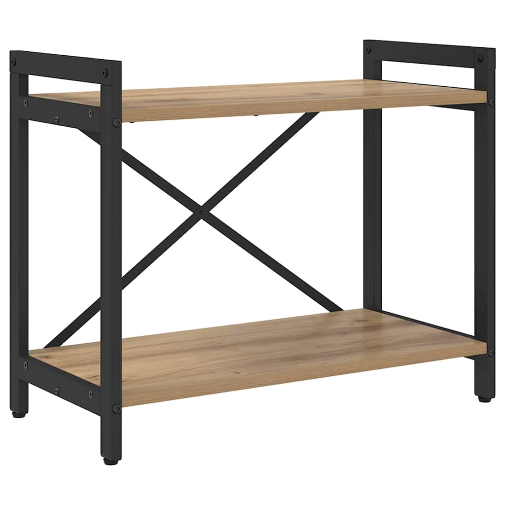 vidaXL Ράφι Βιβλίων 60 x 30 x 50 εκ. Επεξεργασμένο ξύλο Artisan Oak