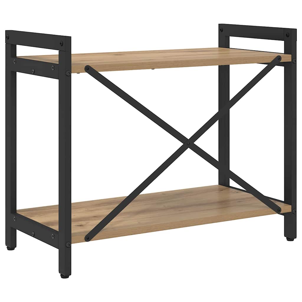vidaXL Ράφι Βιβλίων 60 x 30 x 50 εκ. Επεξεργασμένο ξύλο Artisan Oak