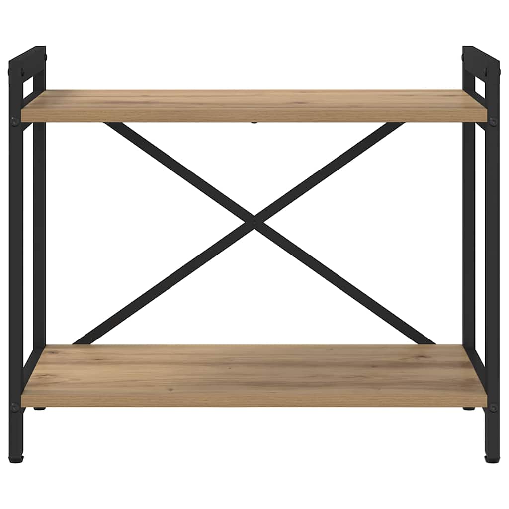 vidaXL Ράφι Βιβλίων 60 x 30 x 50 εκ. Επεξεργασμένο ξύλο Artisan Oak