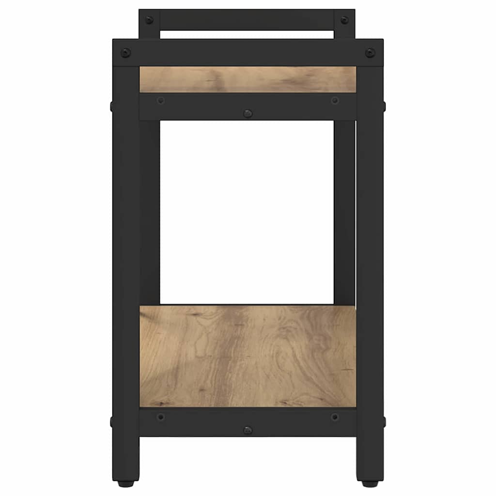 vidaXL Ράφι Βιβλίων 60 x 30 x 50 εκ. Επεξεργασμένο ξύλο Artisan Oak
