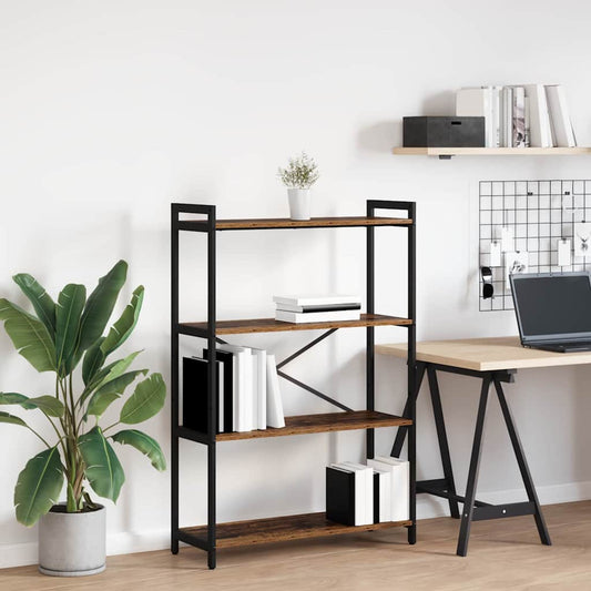 vidaXL Βιβλιοθήκη Παλαιό ξύλο 80 x 30 x 118 εκ Επεξεργασμένο ξύλο