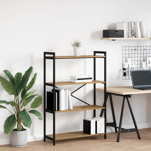 vidaXL Ράφι Βιβλίων Artisan Oak 80 x 30 x 120 εκ Επεξεργασμένο ξύλο