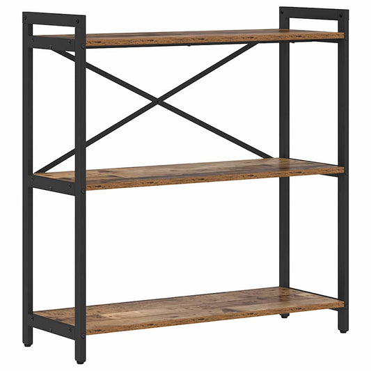 vidaXL Ράφι Βιβλίων Παλαιό ξύλο 80 x 30 x 85 cm Επεξεργασμένο ξύλο