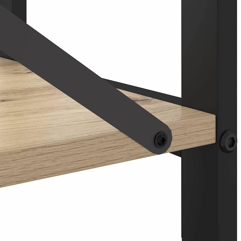 vidaXL Βιβλιοθήκη Sonoma Δρυς 80 x 30 x 48.5 εκ Επεξεργασμένο ξύλο