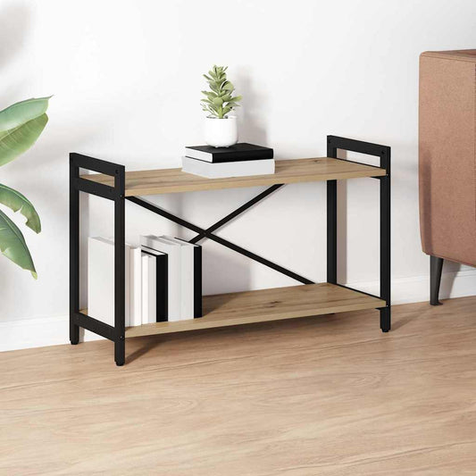 vidaXL Ράφι Βιβλίων Artisan Oak 80 x 30 x 50 εκ Επεξεργασμένο ξύλο