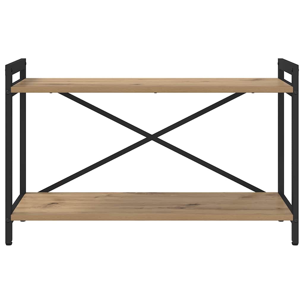 vidaXL Βιβλιοθήκη artisan δρυς 80 x 30 x 48.5 εκ Επεξεργασμένο ξύλο