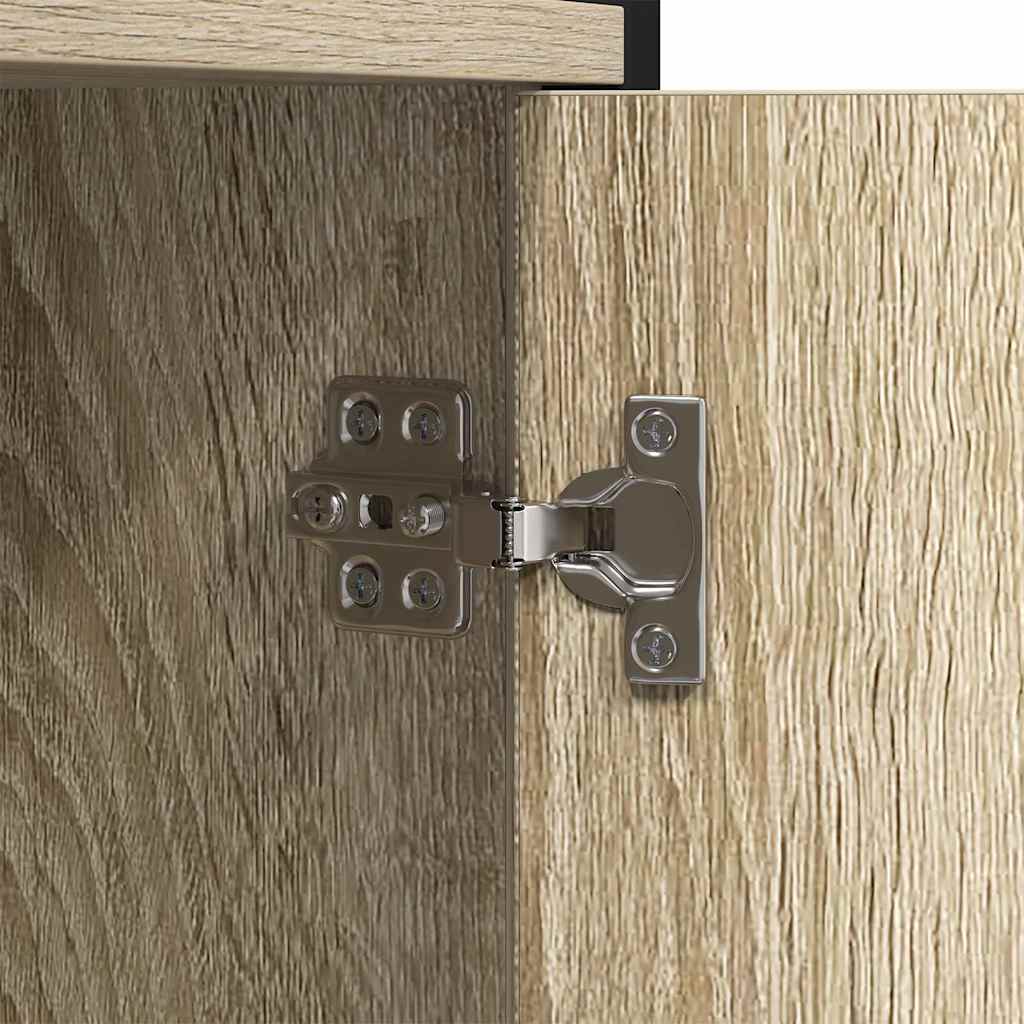 vidaXL Ράφι Βιβλίων Sonoma Δρυς 80 x 30 x 155.5 εκ Επεξεργασμένο ξύλο