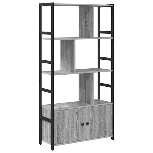 vidaXL Ράφι Βιβλίων Γκρι sonoma 80 x 30 x 155,5 εκ Επεξεργασμένο ξύλο
