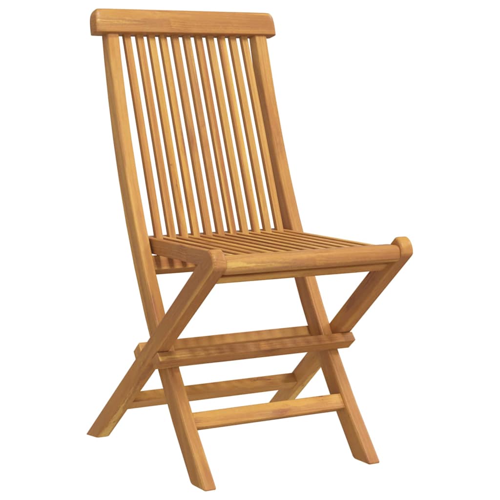 vidaXL 5 τεμαχίων σετ κήπου μασίφ ξύλο teak