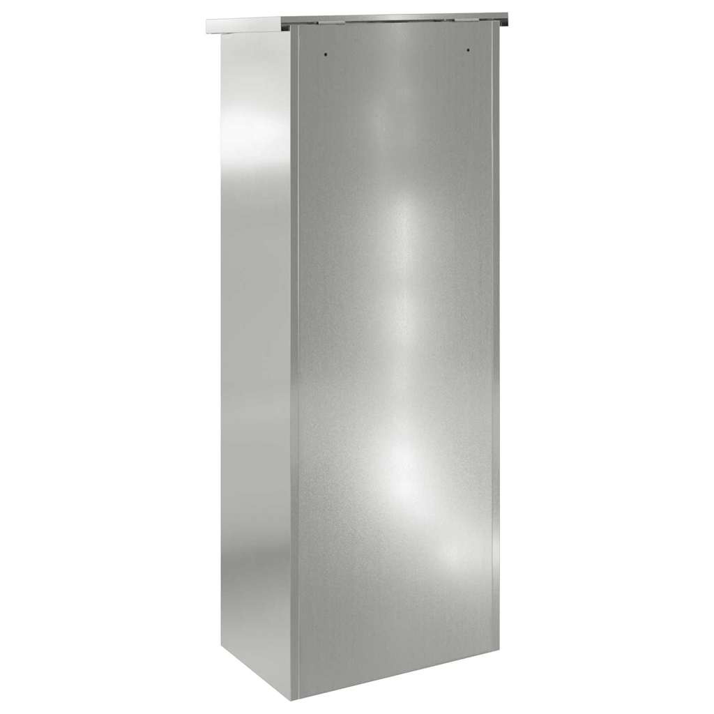 vidaXL Θυρίδα Πακέτων Μαύρο 44,5 x 29 x 110,5 εκ Επικαλυμμένος Χάλυβας