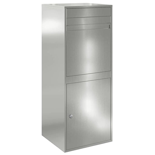 vidaXL Θυρίδα Πακέτων Μαύρο 41 x 38 x 103 εκ Επικαλυμμένος Χάλυβας