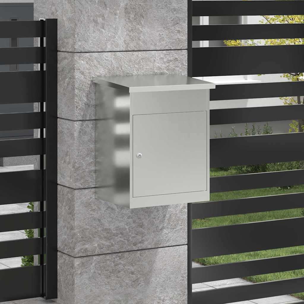 vidaXL Θυρίδα Πακέτων Μαύρο 47,5 x 38 x 59 εκ. Επικαλυμμένος Χάλυβας