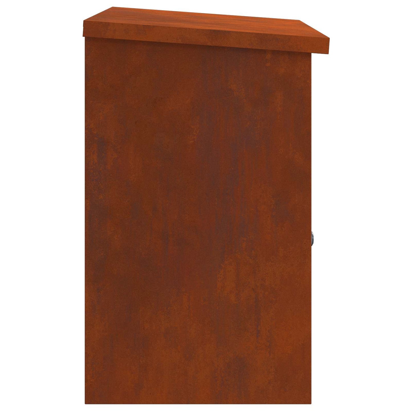 vidaXL Θυρίδα Πακέτων με αποθήκευση Σκ rusty 47,5 x 38 x 59 εκ.