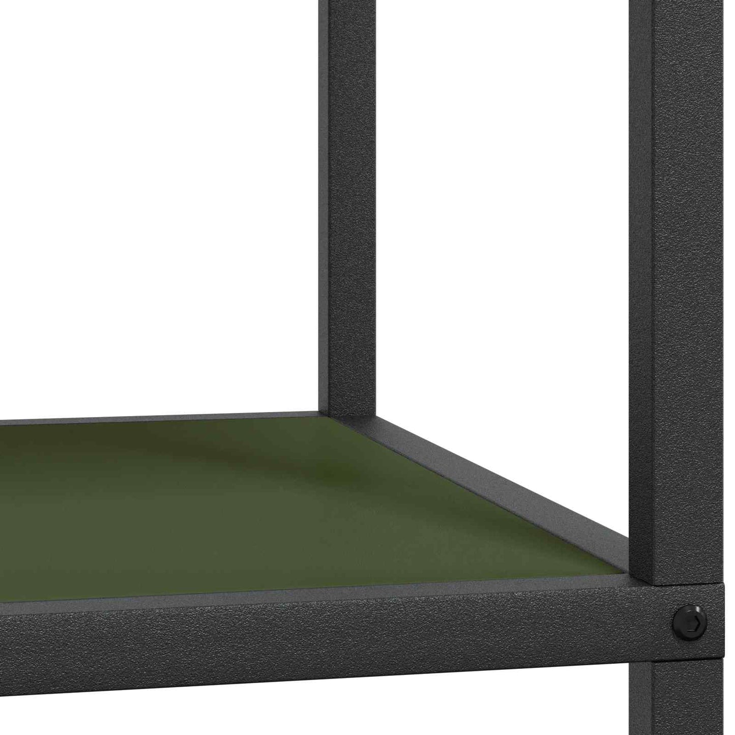 vidaXL Αποθηκευτικός Χώρος Κουζίνας HATTEM Λαδί 60 x 50 x 92 εκ Ατσάλι
