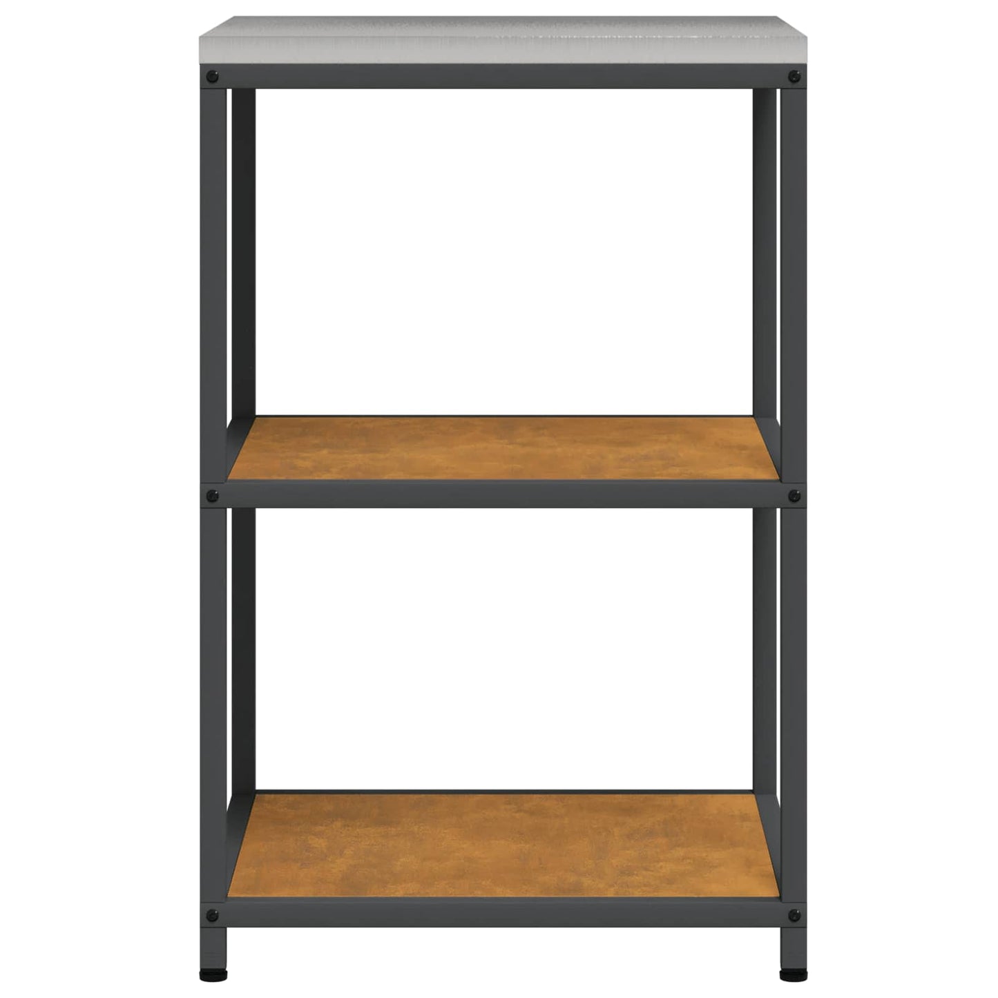 vidaXL Αποθηκευτικός Χώρος Κουζίνας Σκ rusty 60 x 50 x 92 εκ Ατσάλι