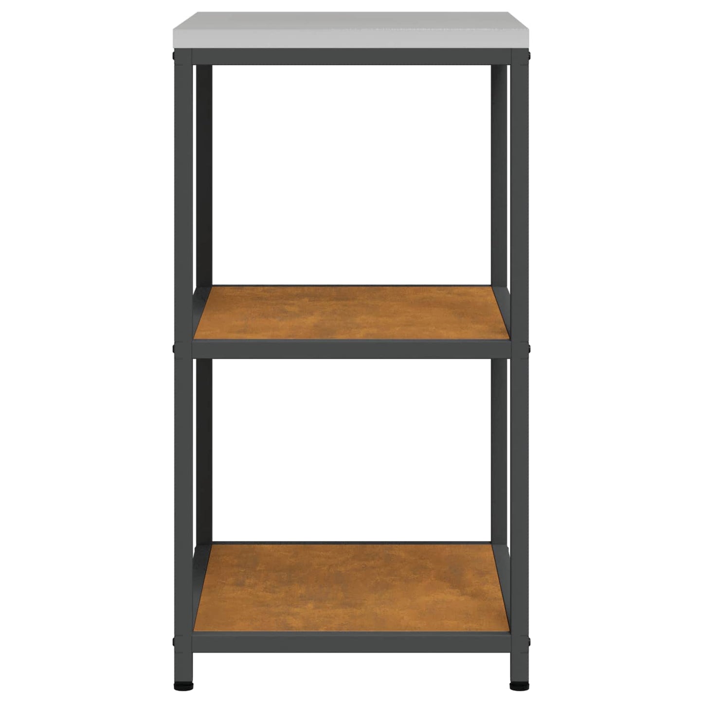 vidaXL Αποθηκευτικός Χώρος Κουζίνας Σκ rusty 60 x 50 x 92 εκ Ατσάλι