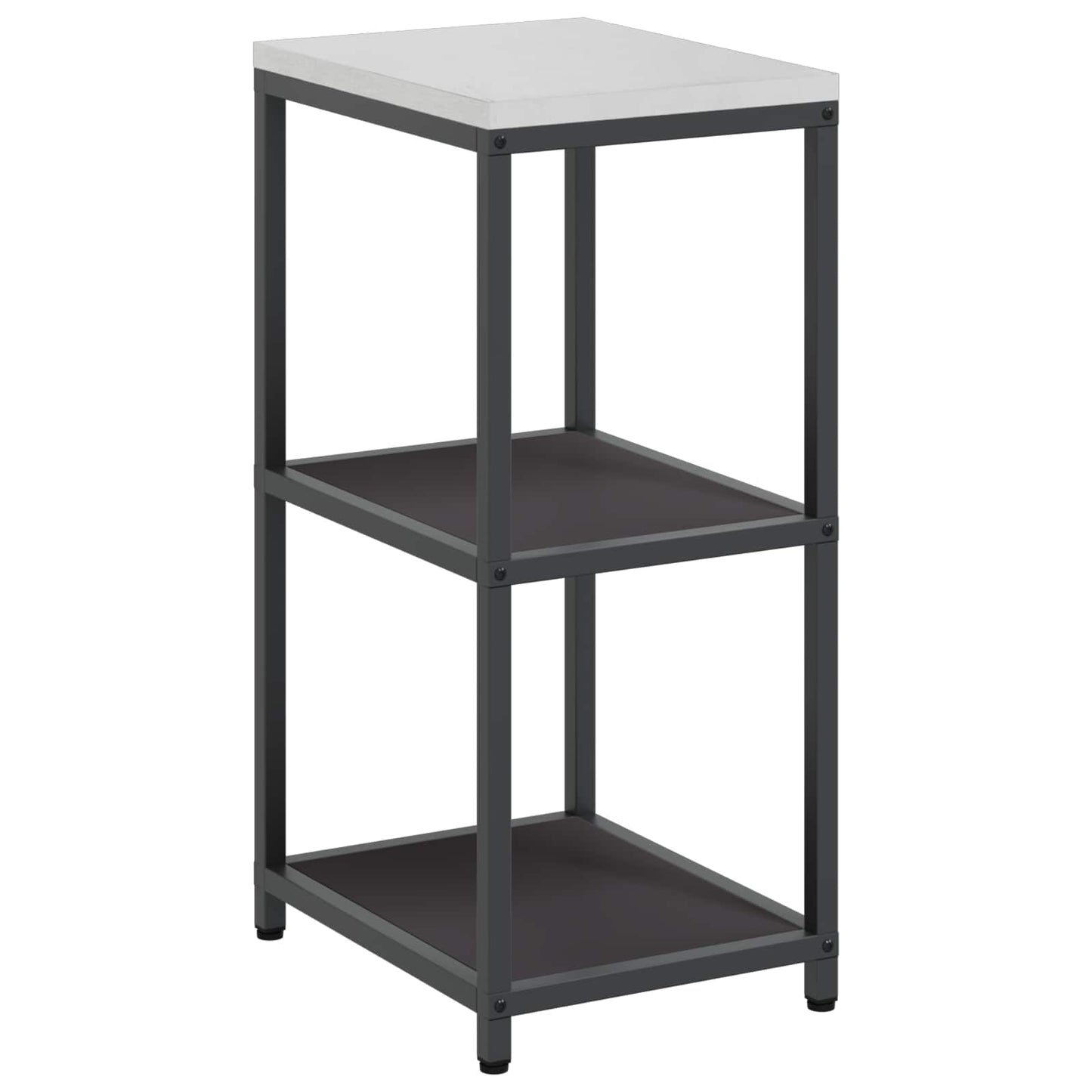 vidaXL Αποθηκευτικός Χώρος Κουζίνας Μαύρο 60 x 50 x 92 εκ Ατσάλι
