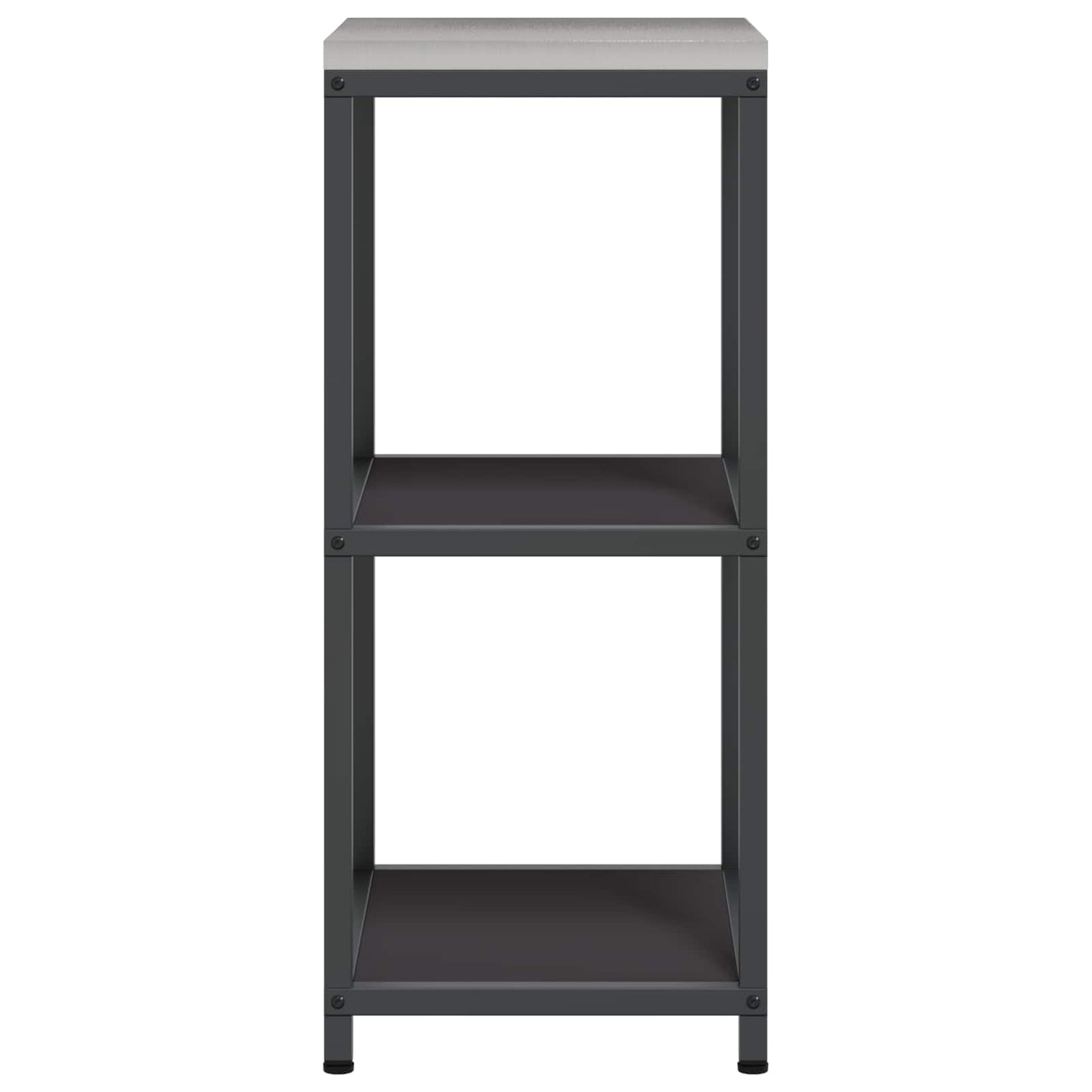 vidaXL Αποθηκευτικός Χώρος Κουζίνας Μαύρο 60 x 50 x 92 εκ Ατσάλι