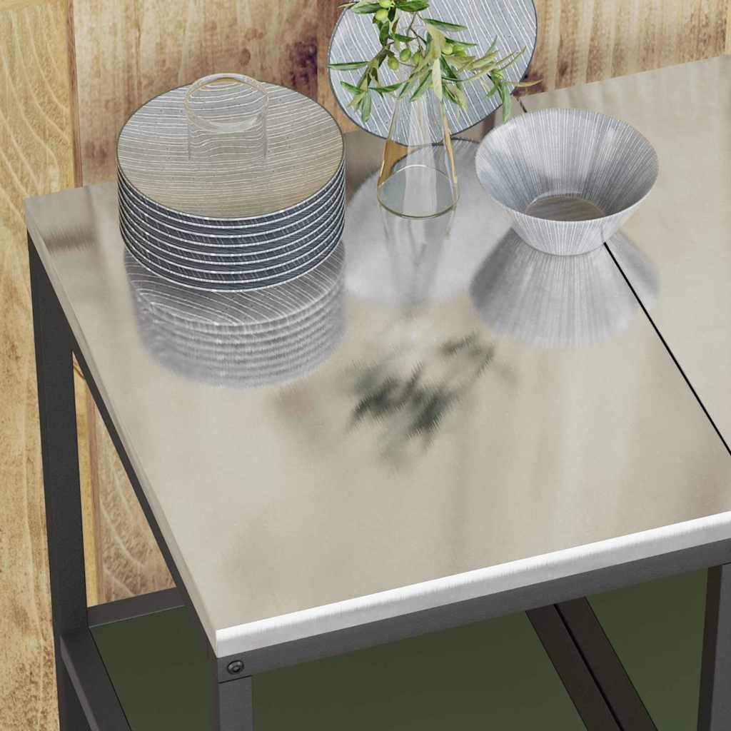 vidaXL Αποθηκευτικός Χώρος Κουζίνας Ελιά Πράσινη 60 x 50 x 92 εκ