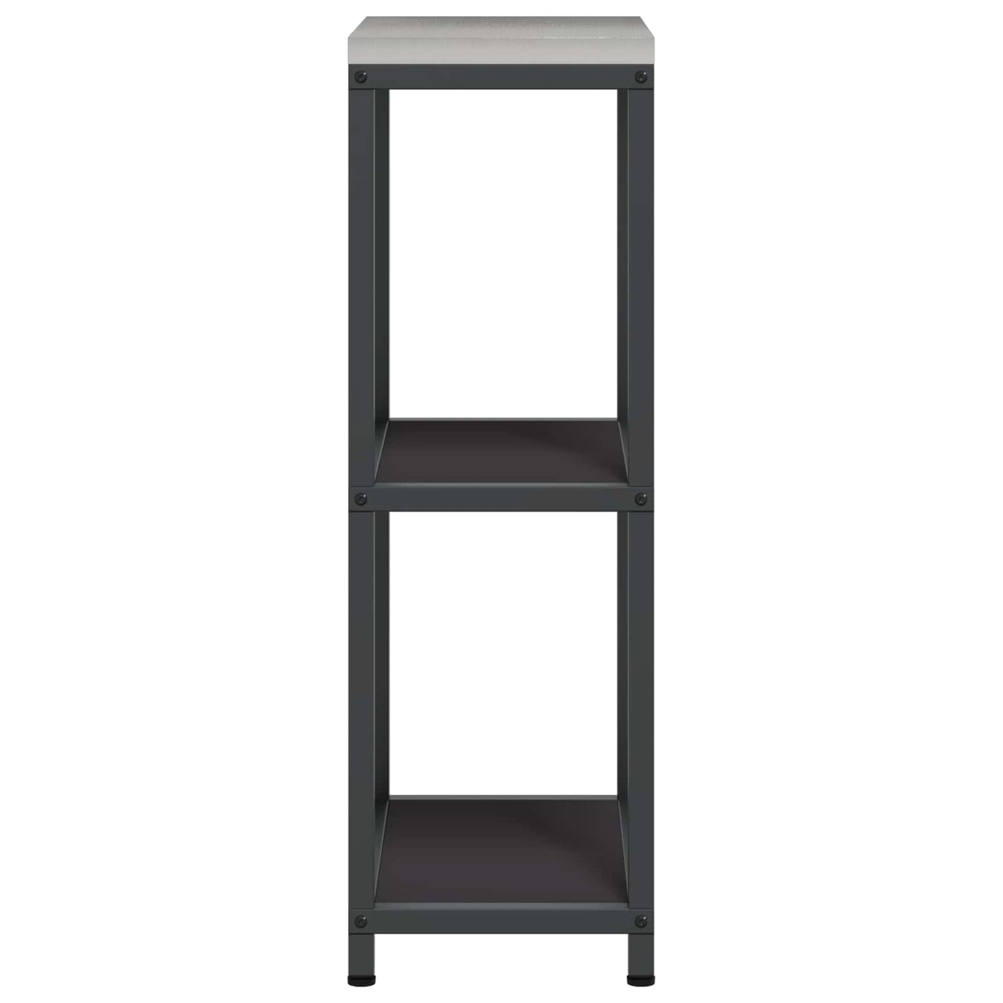 vidaXL Αποθηκευτικός Χώρος Κουζίνας Μαύρο 60 x 50 x 92 εκ Ατσάλι