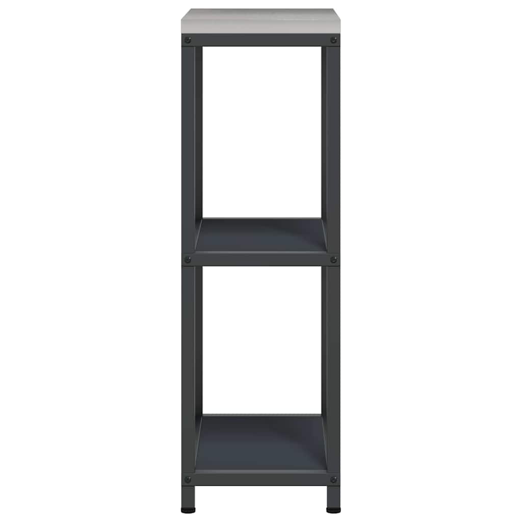 vidaXL Αποθηκευτικός Χώρος Κουζίνας Ανθρακί 60 x 50 x 92 εκ Ατσάλι