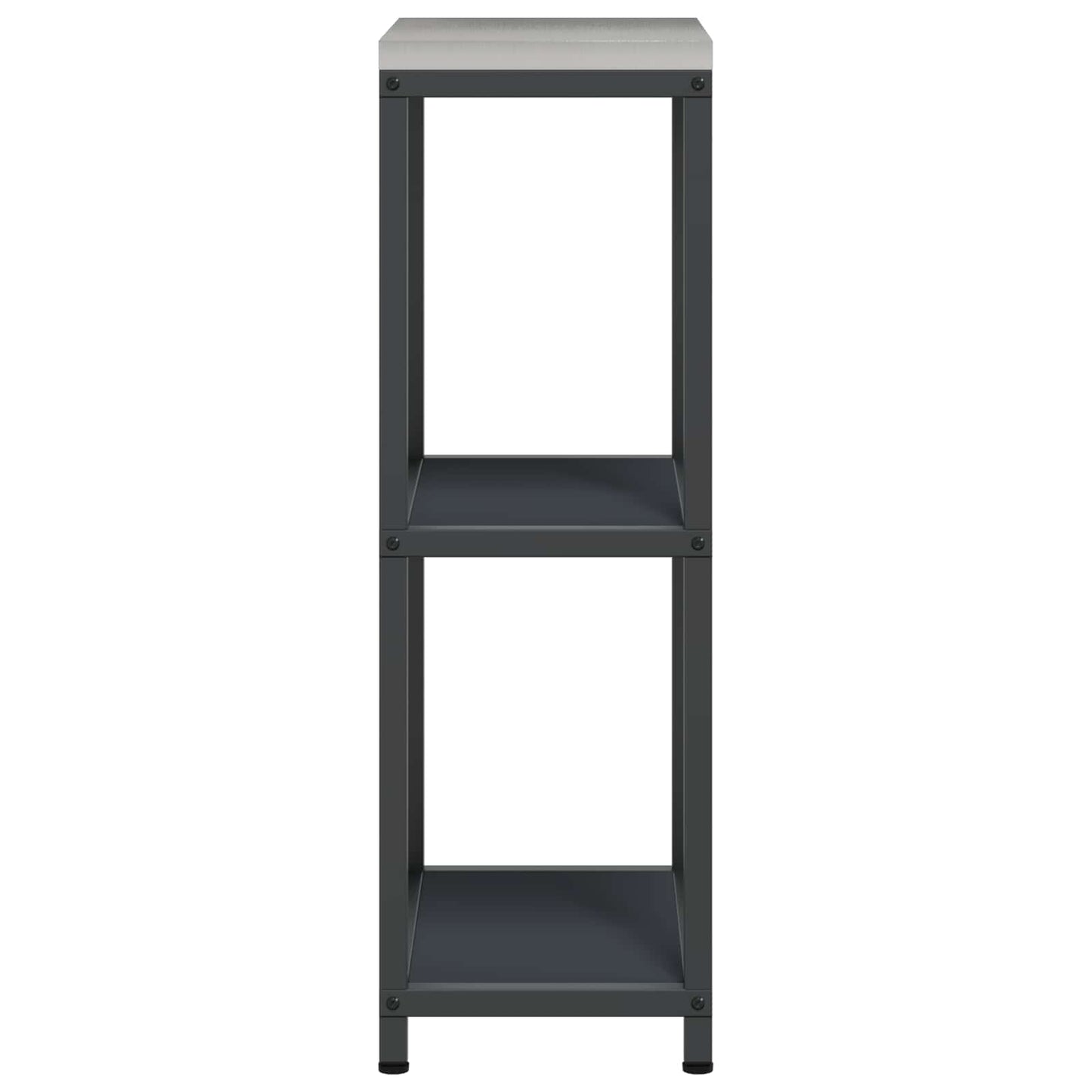 vidaXL Αποθηκευτικός Χώρος Κουζίνας Ανθρακί 60 x 50 x 92 εκ Ατσάλι