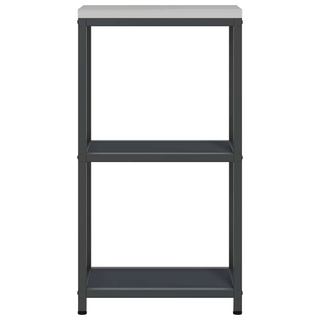 vidaXL Αποθηκευτικός Χώρος Κουζίνας Ανθρακί 60 x 50 x 92 εκ Ατσάλι