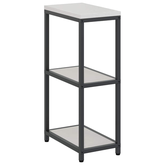 vidaXL Αποθηκευτικός Χώρος Κουζίνας HATTEM Ασημί 30 x 50 x 92 εκ