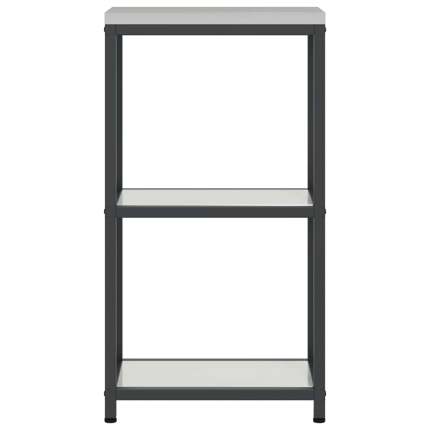 vidaXL Αποθηκευτικός Χώρος Κουζίνας HATTEM Ασημί 30 x 50 x 92 εκ