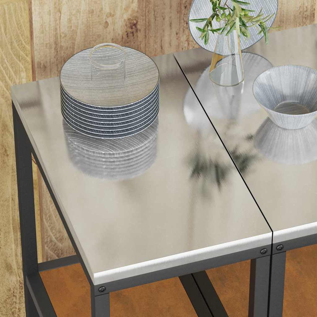 vidaXL Αποθηκευτικός Χώρος Κουζίνας Σκ rusty 60 x 50 x 92 εκ Ατσάλι