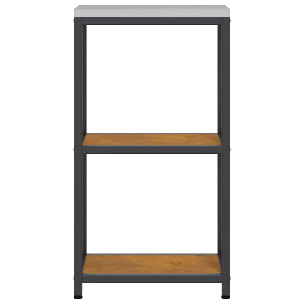 vidaXL Αποθηκευτικός Χώρος Κουζίνας Σκ rusty 60 x 50 x 92 εκ Ατσάλι