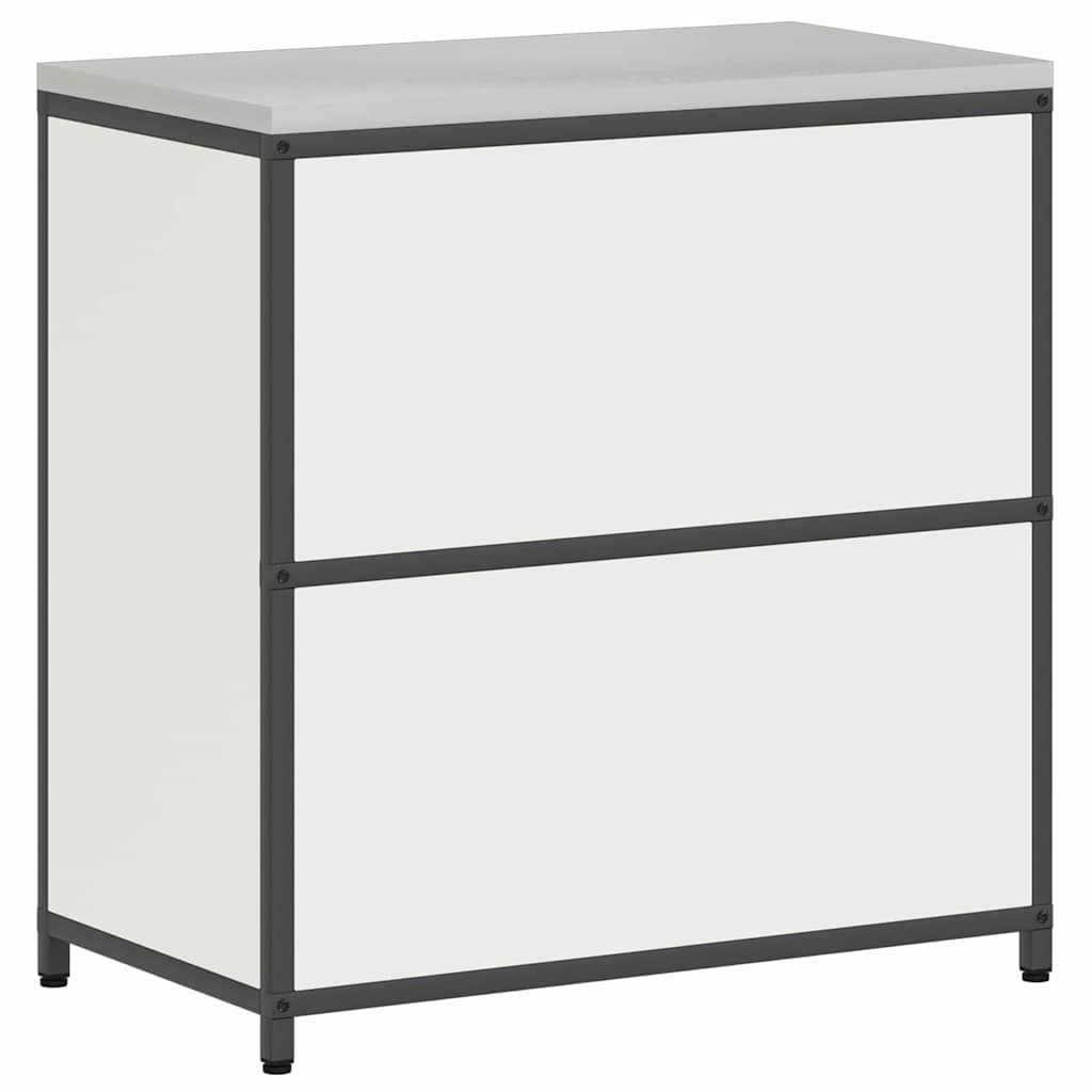 vidaXL Αποθηκευτικός Χώρος Κουζίνας Λευκό 60 x 50 x 92 εκ Ατσάλι