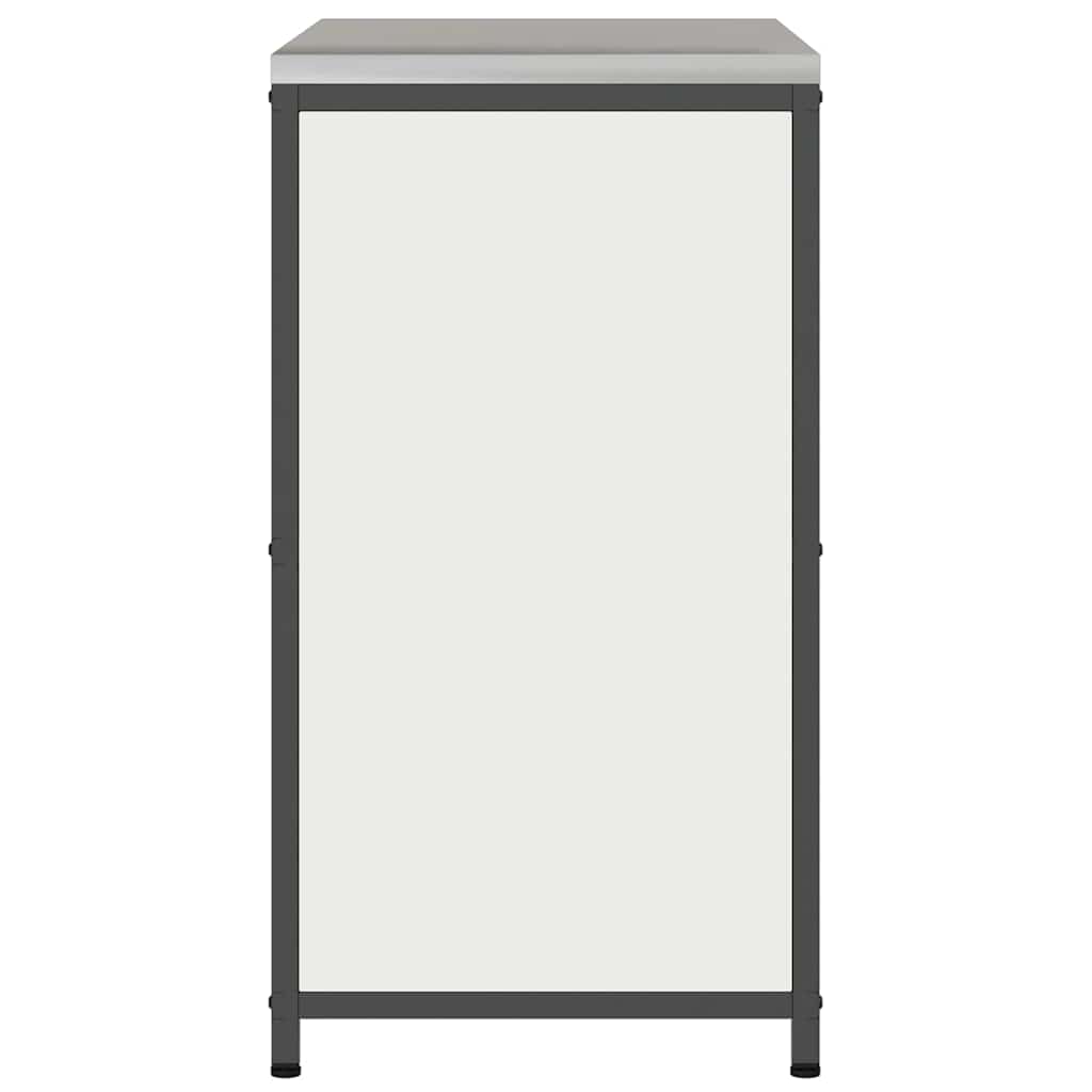 vidaXL Αποθηκευτικός Χώρος Κουζίνας Λευκό 60 x 50 x 92 εκ Ατσάλι