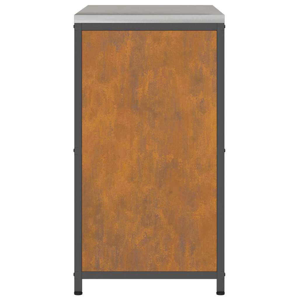 vidaXL Αποθηκευτικός Χώρος Κουζίνας Σκ rusty 60 x 50 x 92 εκ Ατσάλι