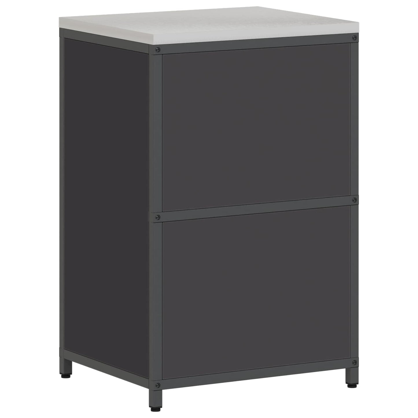 vidaXL Αποθηκευτικός Χώρος Κουζίνας HATTEM Μαύρο 60 x 50 x 92 εκ