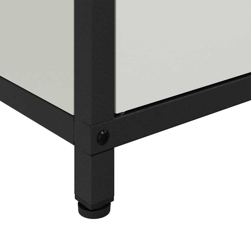 vidaXL Αποθηκευτικός Χώρος Κουζίνας Λευκό 60 x 50 x 92 εκ Ατσάλι