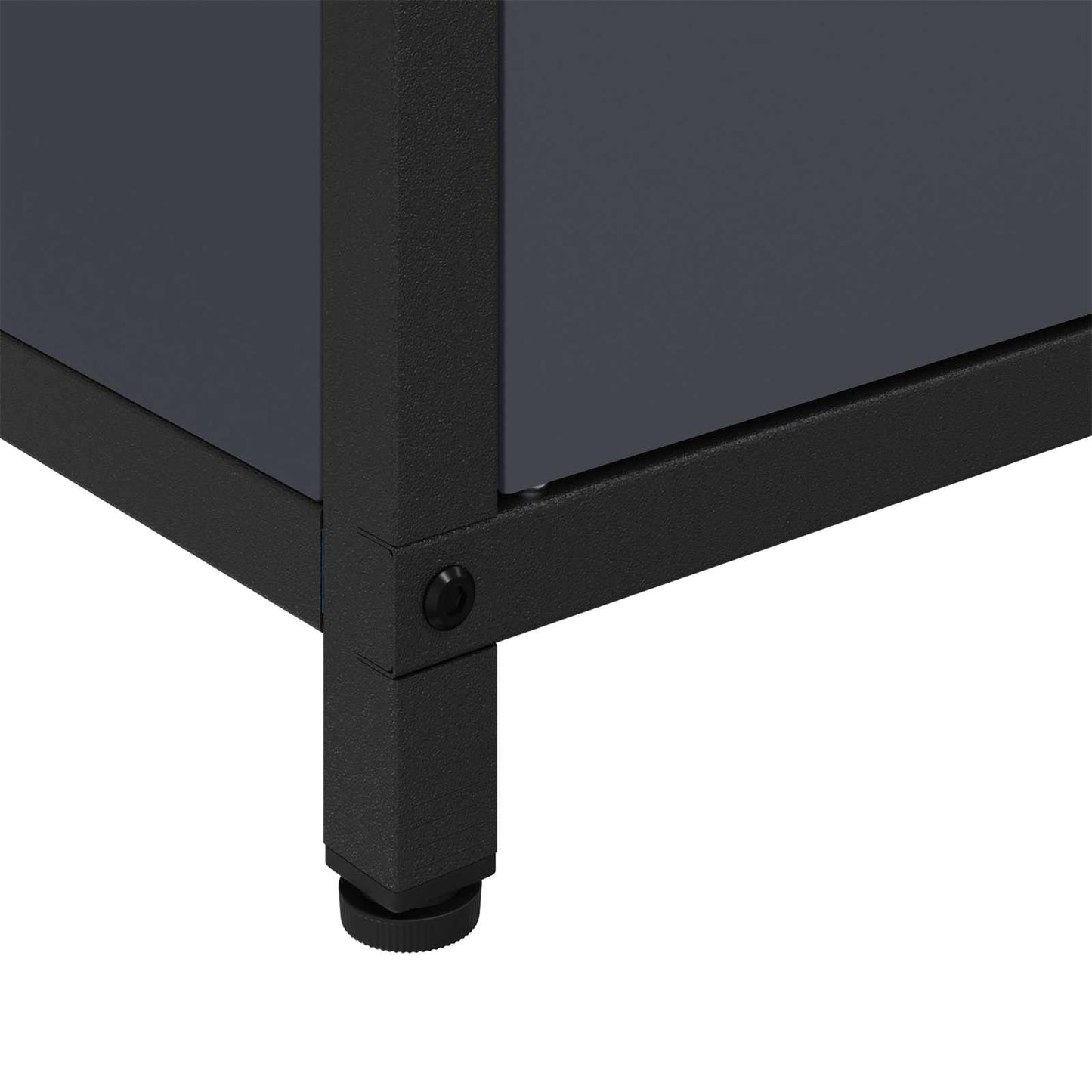 vidaXL Αποθηκευτικός Χώρος Κουζίνας Ανθρακί 60 x 50 x 92 εκ Ατσάλι