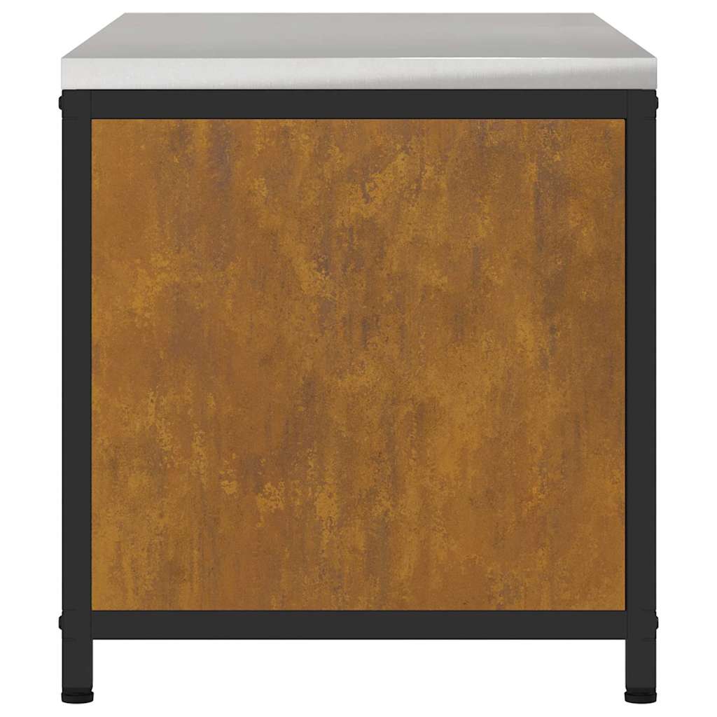 vidaXL Αποθηκευτικός Χώρος Κουζίνας Σκ rusty 60 x 50 x 92 εκ Ατσάλι