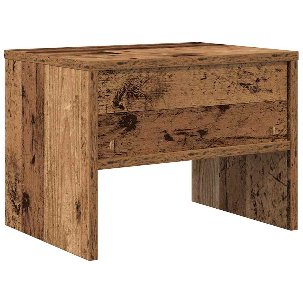 vidaXL Κομοδίνο Παλαιό ξύλο 40 x 40 x 30 cm Επεξεργασμένο ξύλο